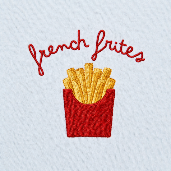 French Frites - T-SHIRT BRODÉ