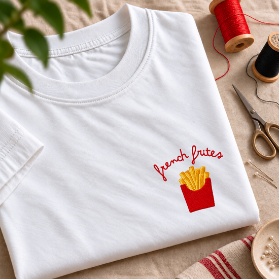 French Frites - T-SHIRT BRODÉ