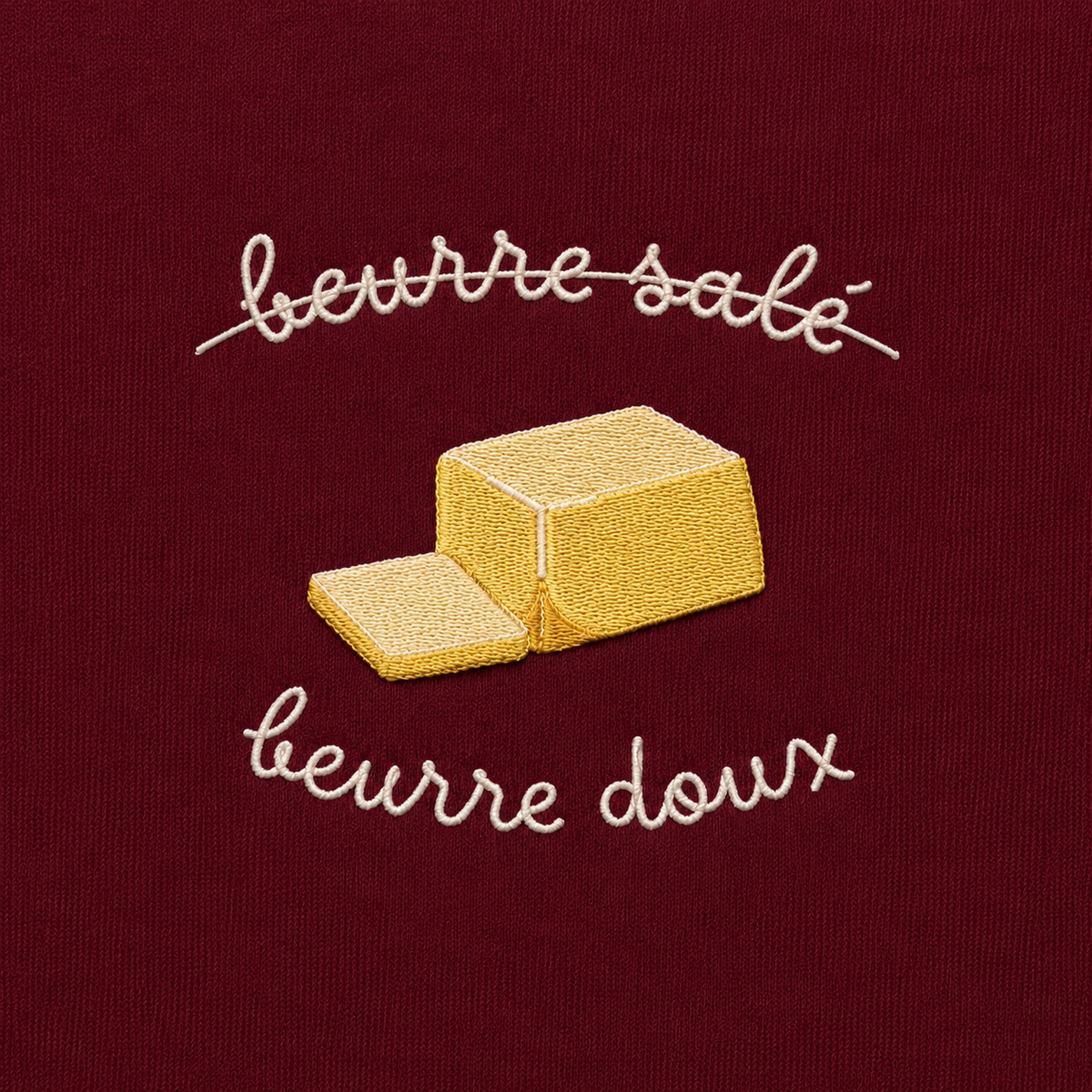 Beurre Doux - T-Shirt Brodé