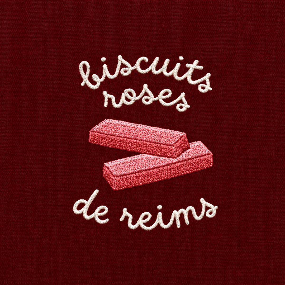 Biscuits Roses de Reims - T-Shirt Brodé
