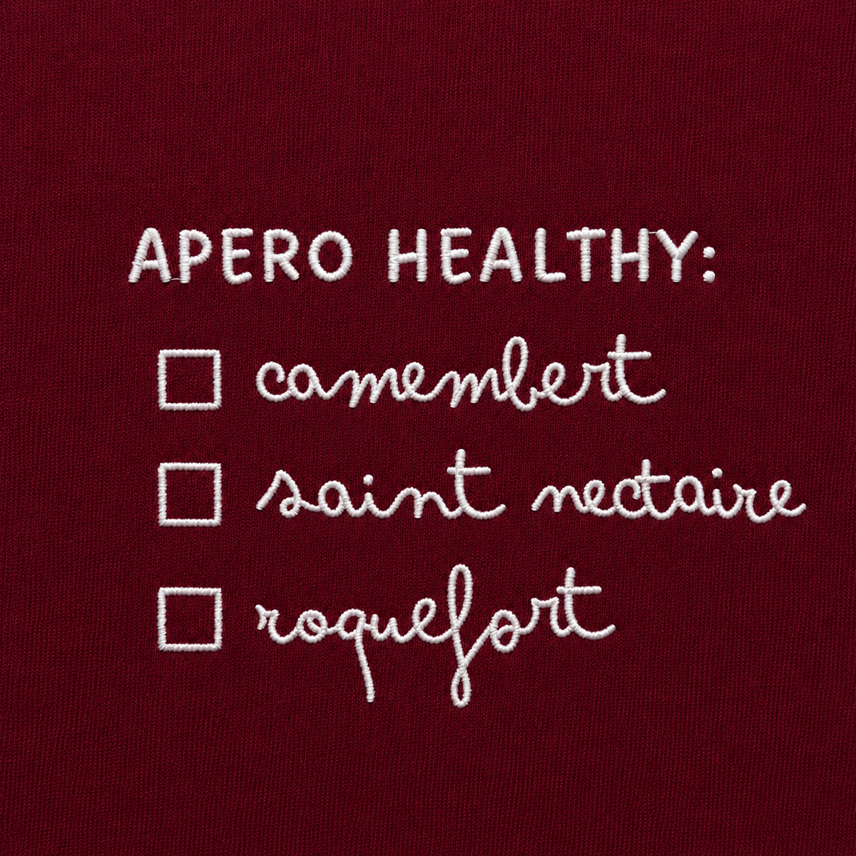 Apéro Healthy - T-Shirt Brodé