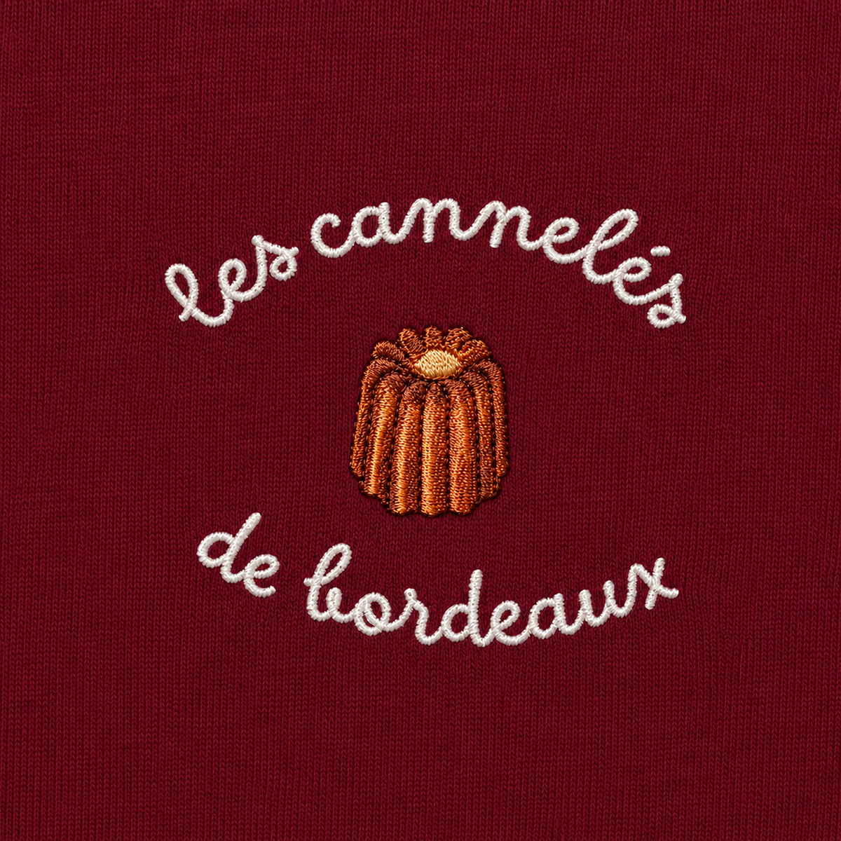 Cannelés de Bordeaux - T-Shirt Brodé