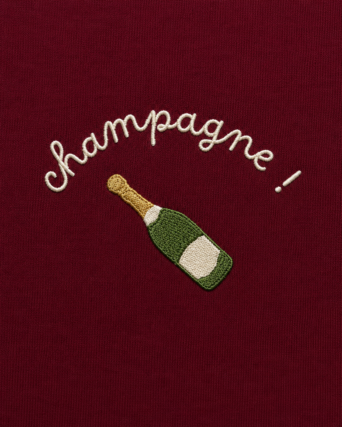 Champagne! - T-Shirt Brodé