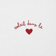 Soleil dans le Coeur - T-Shirt Brodé