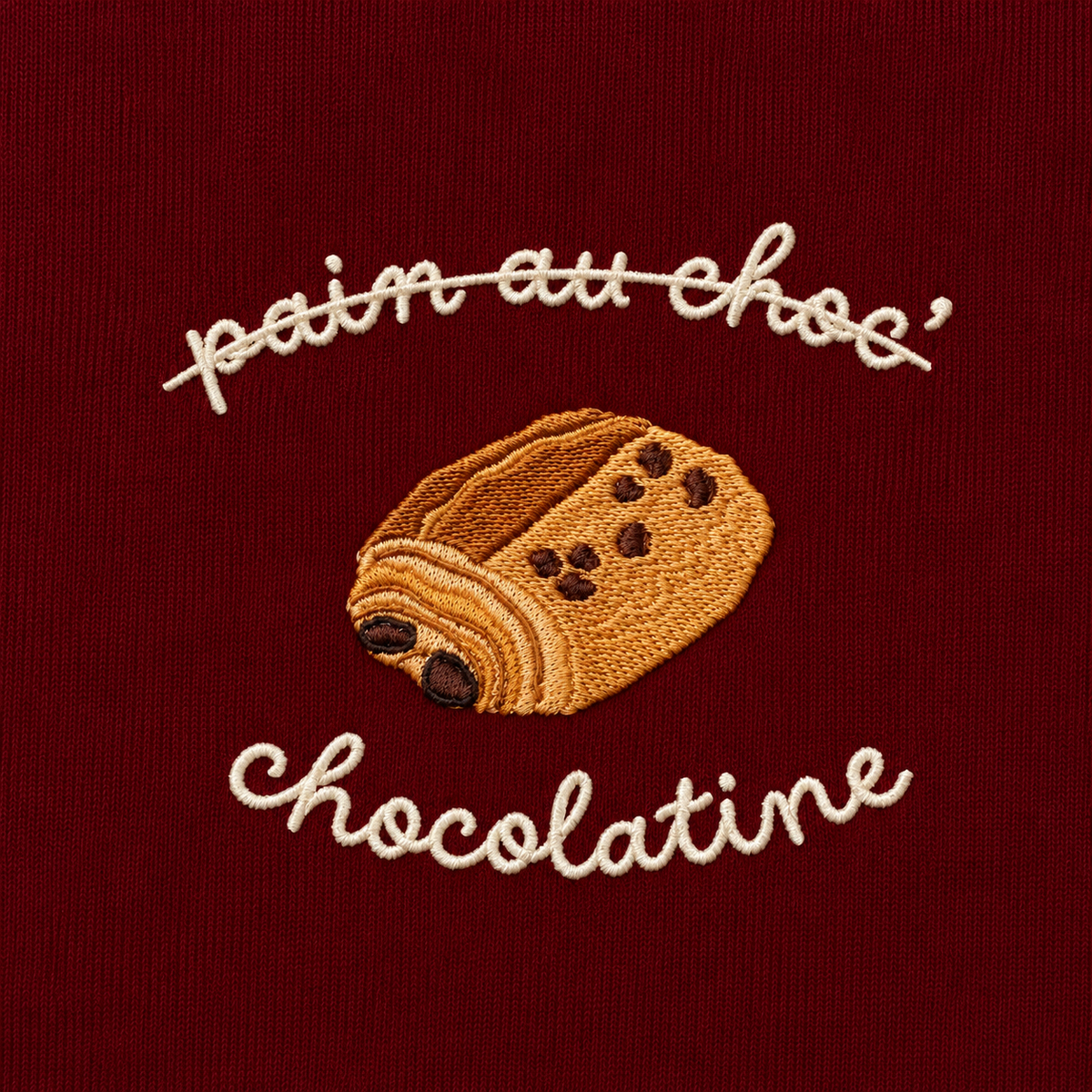 Chocolatine - T-Shirt Brodé