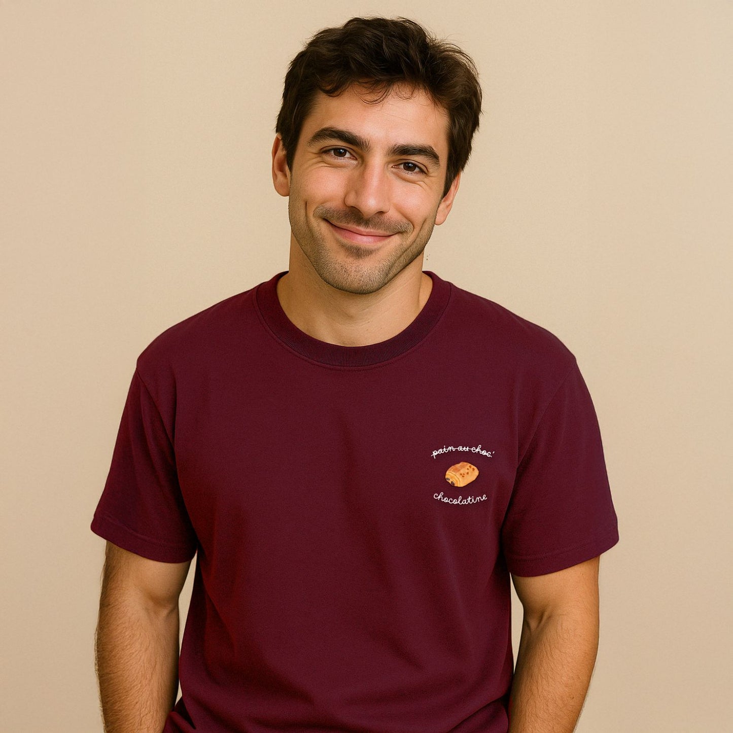 Chocolatine - T-Shirt Brodé