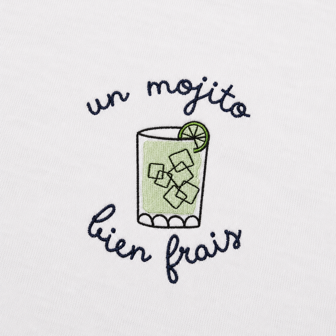 Un mojito bien frais - T-Shirt Brodé