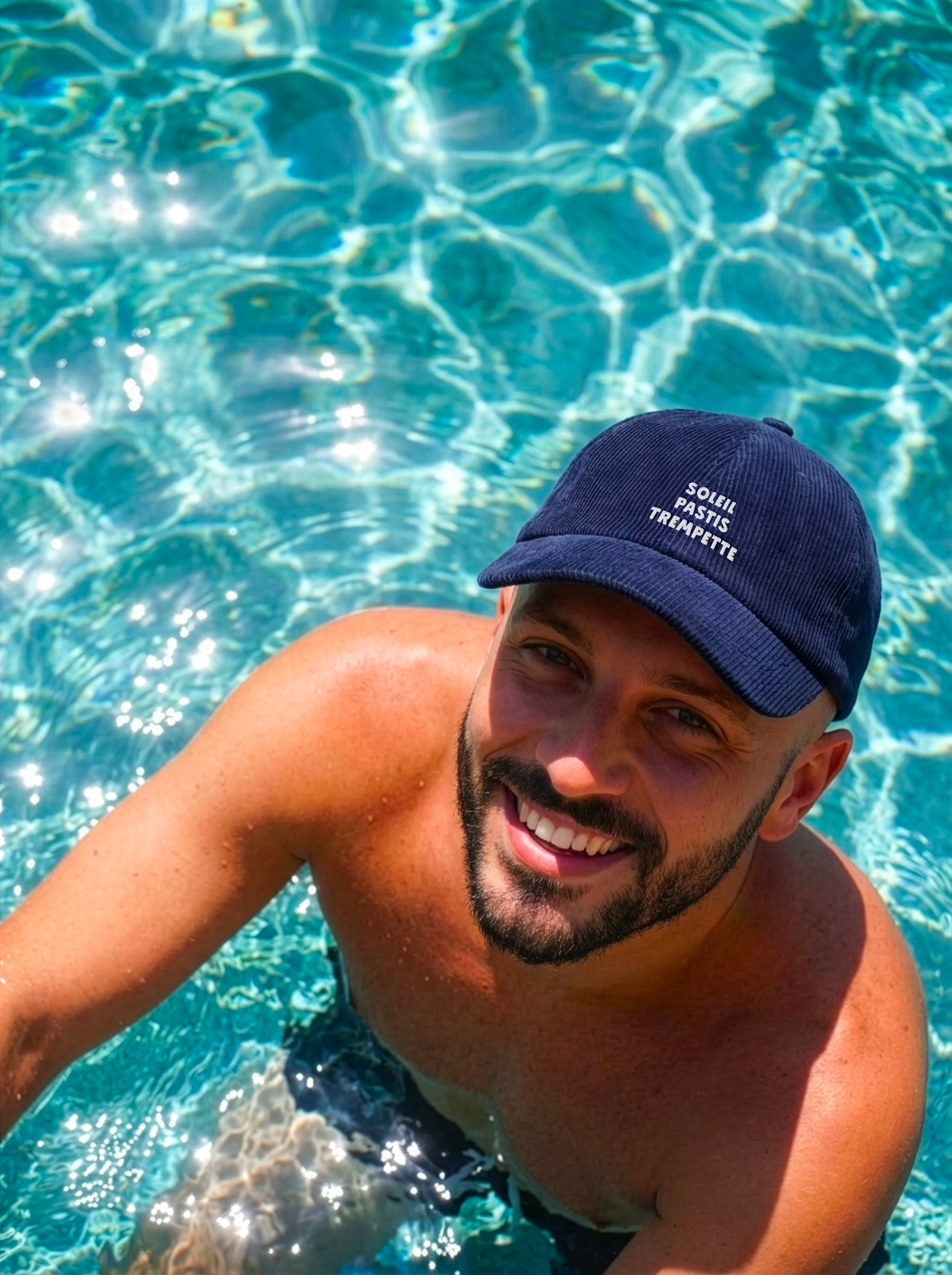 Casquette Brodée - Soleil Pastis Trempette