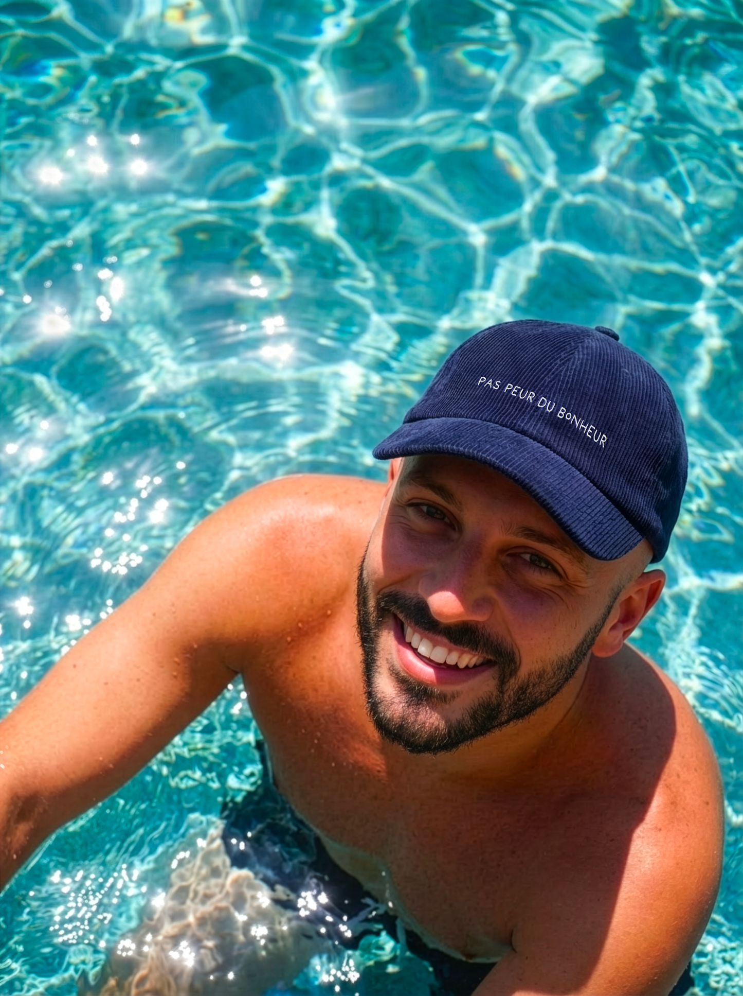 Casquette Brodée - Pas Peur Du Bonheur