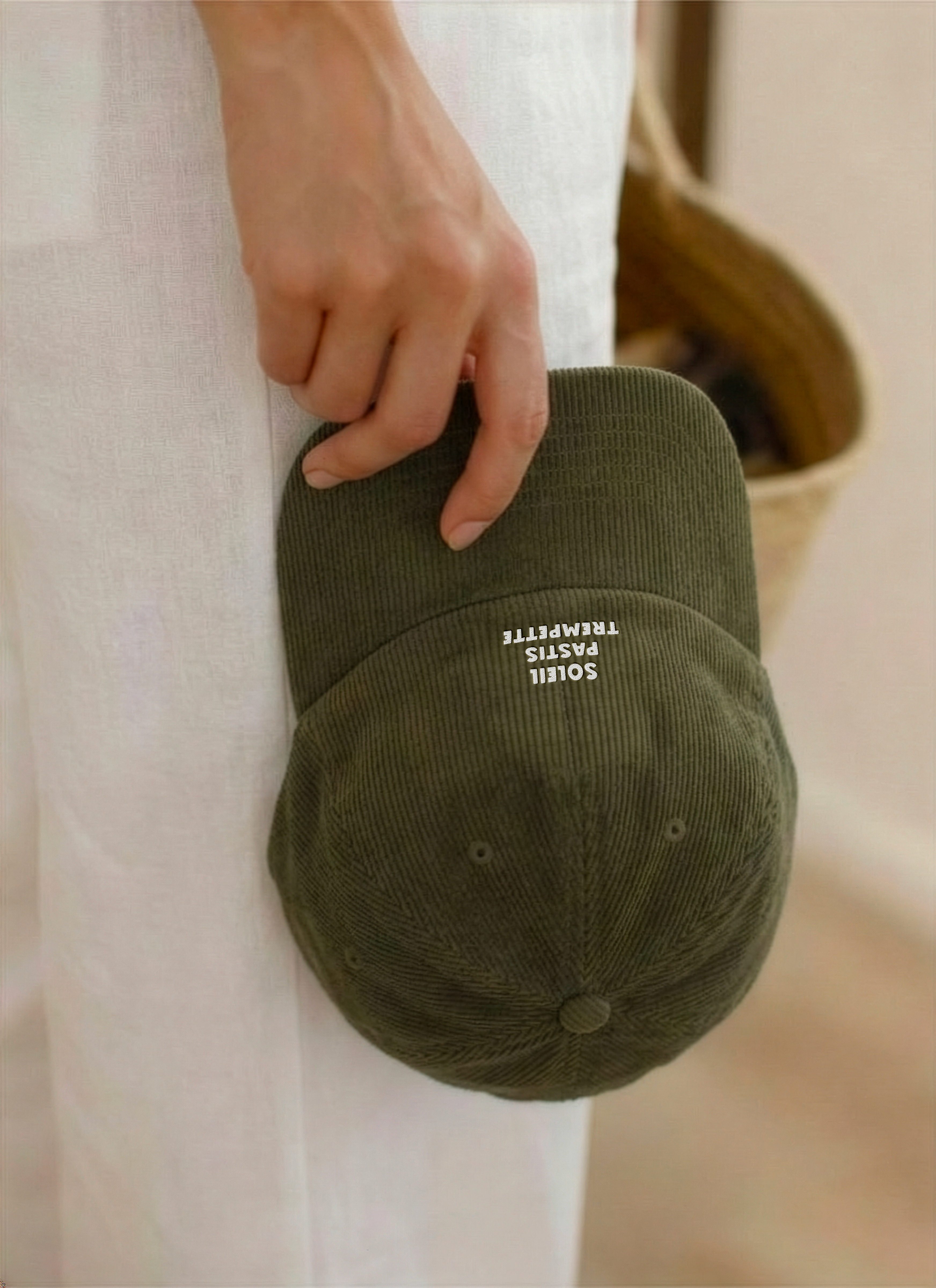 Casquette Brodée - Soleil Pastis Trempette