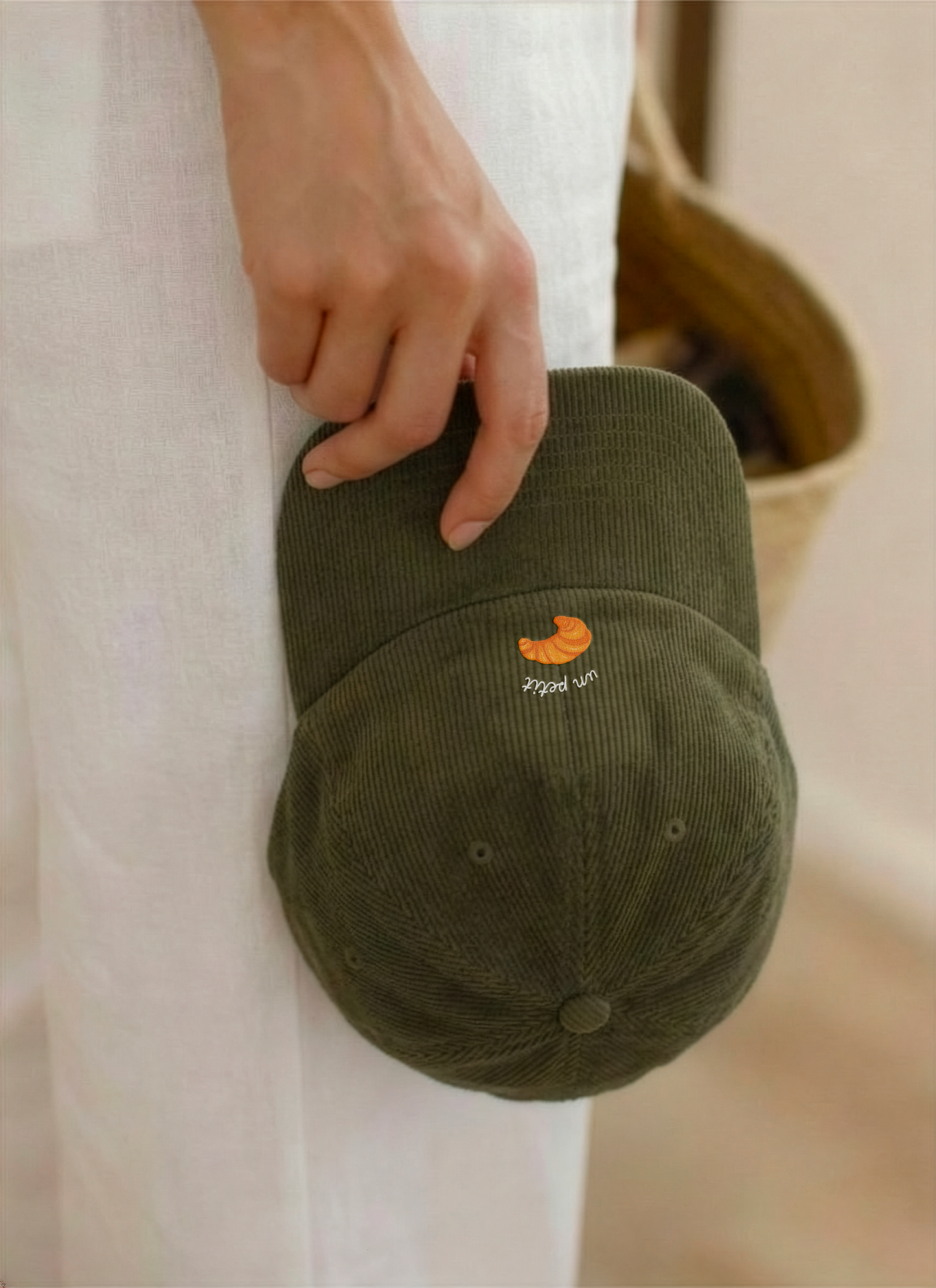 Casquette Brodée - Un Petit Croissant