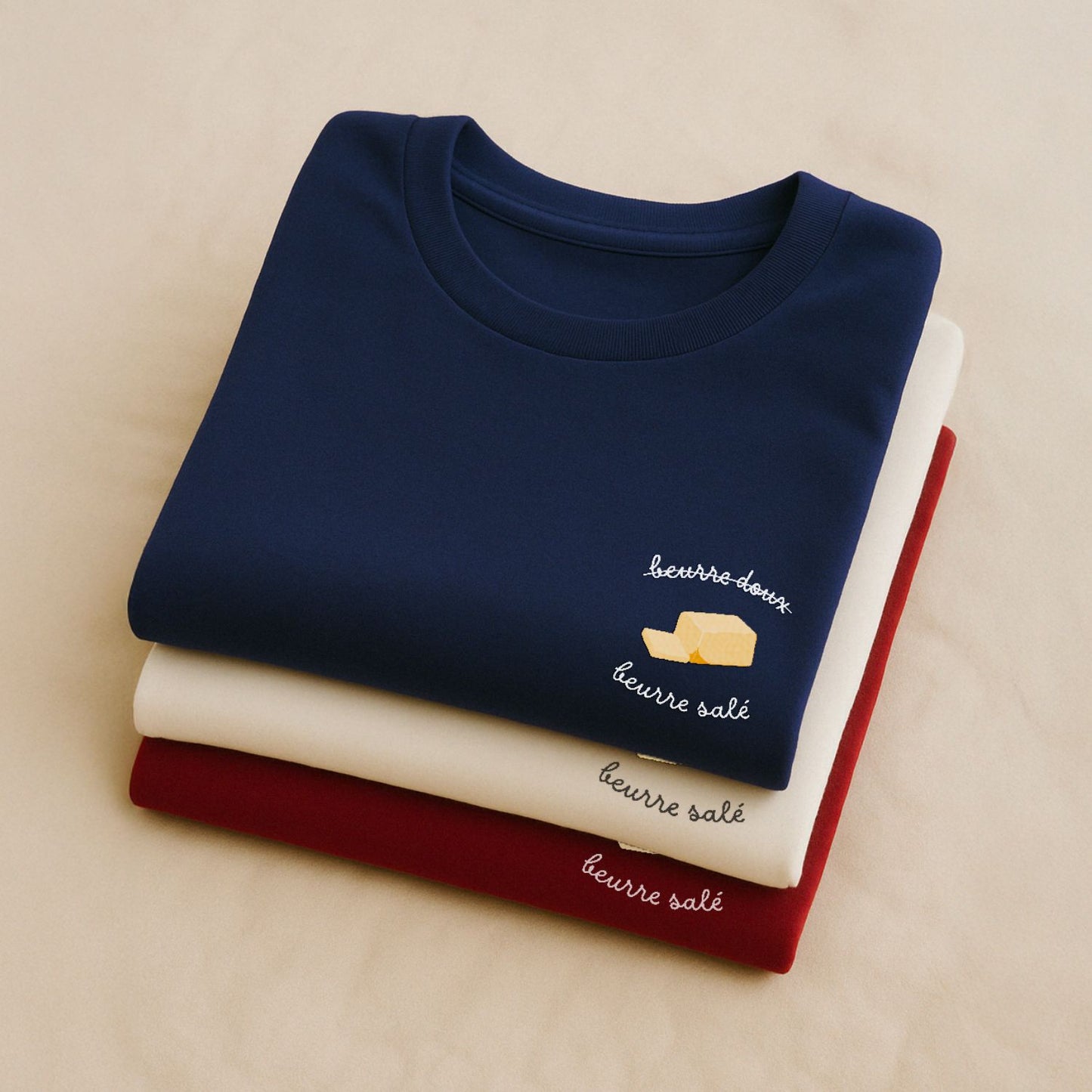 Beurre Salé - T-Shirt Brodé