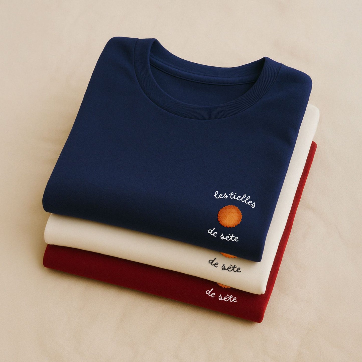 Tielles de Sète - T-Shirt Brodé