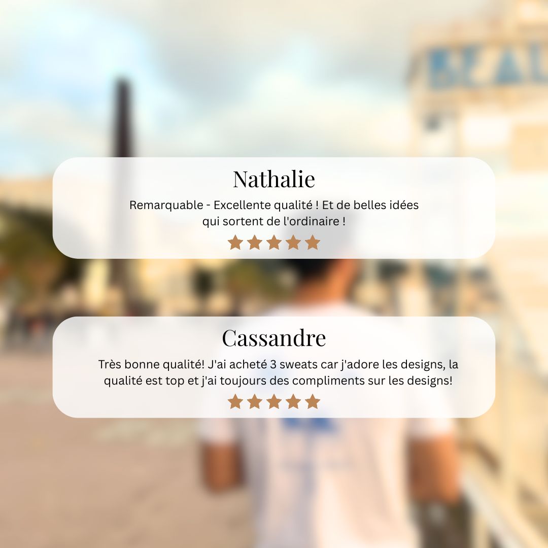 Hautaine / Française - T-Shirt Brodé