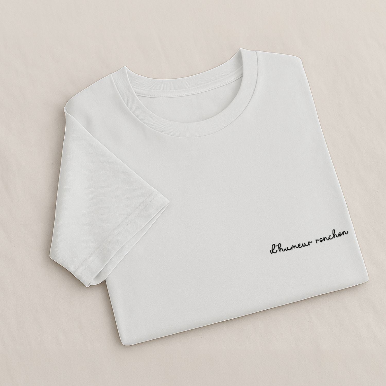 D'humeur Ronchon - T-Shirt Brodé