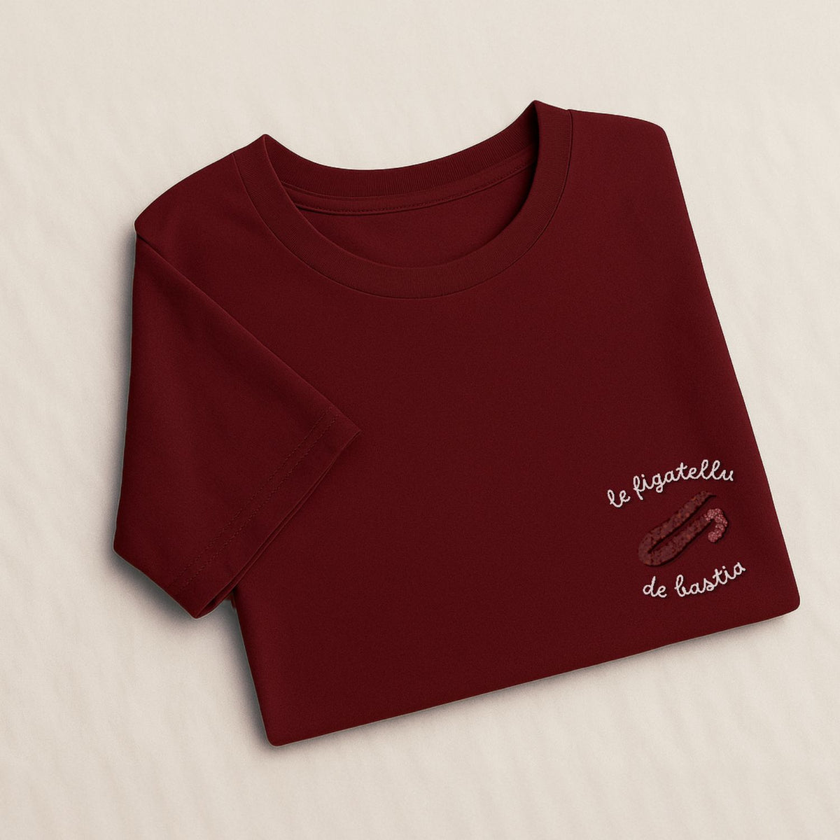 Figatellu de Bastia - T-Shirt Brodé