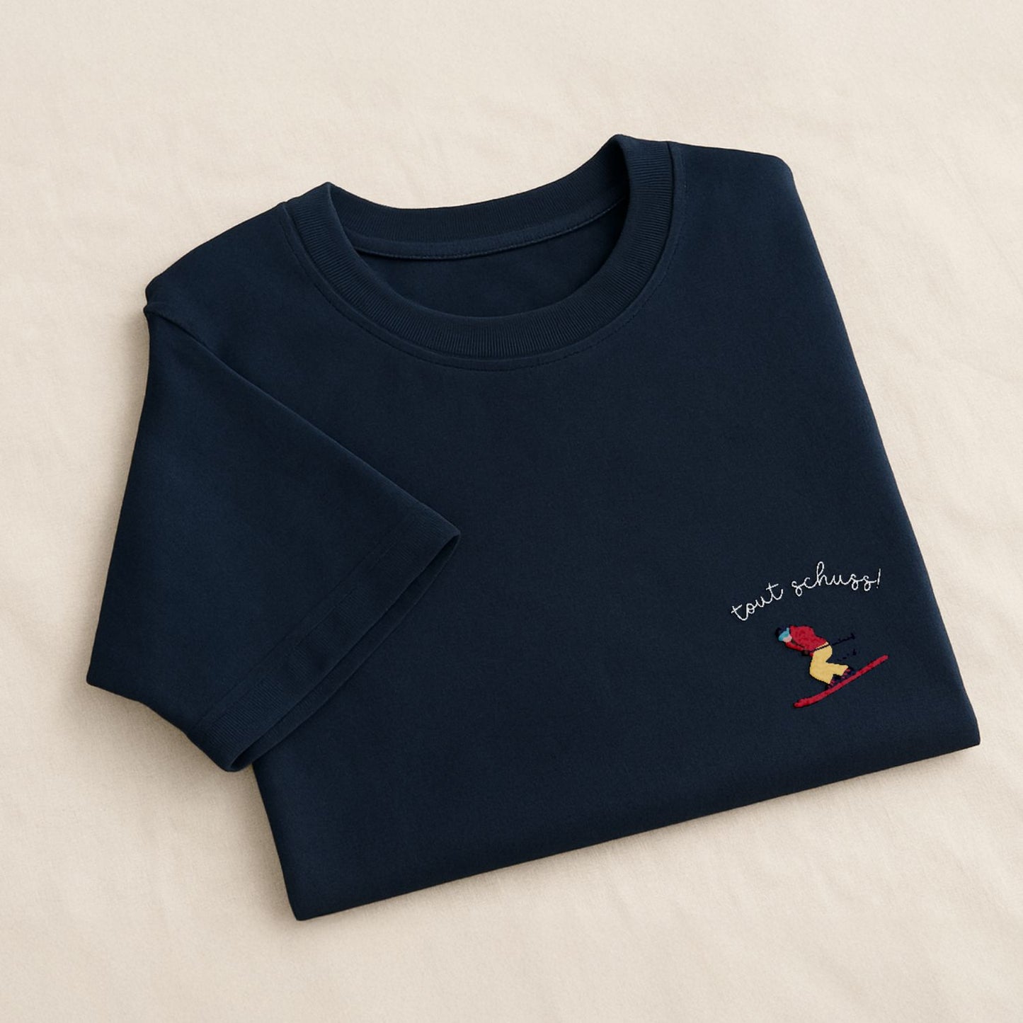 Tout Schuss - T-Shirt Brodé
