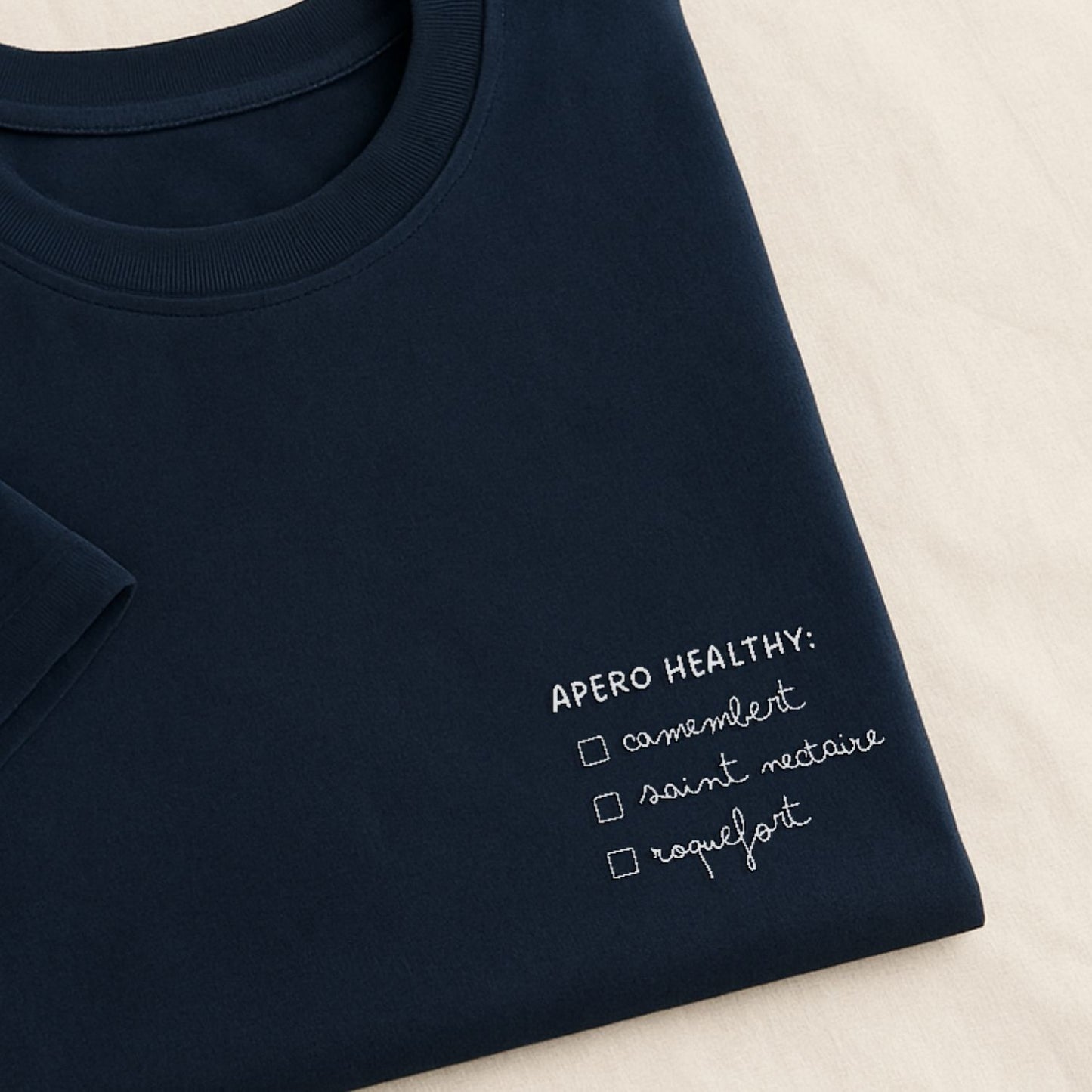 Apéro Healthy - T-Shirt Brodé