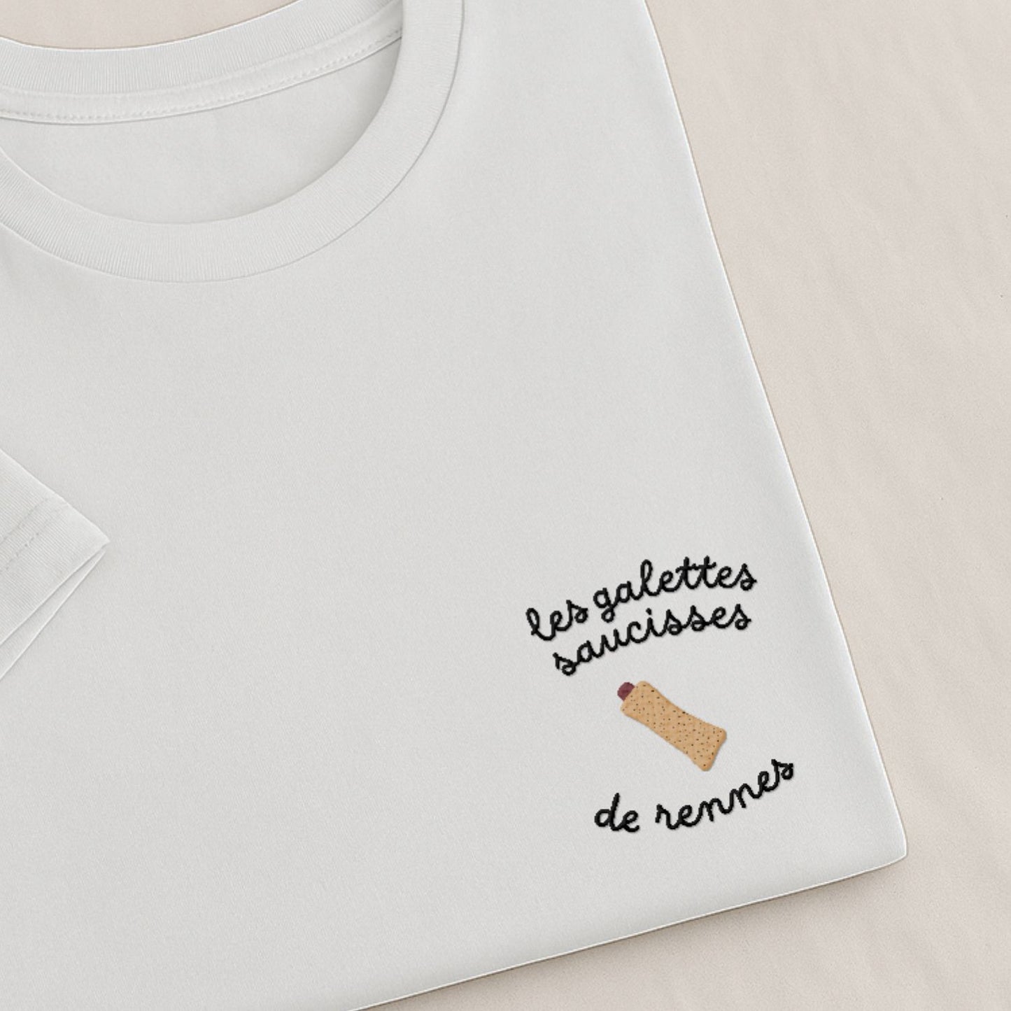 Galettes Saucisses de Rennes - T-Shirt Brodé