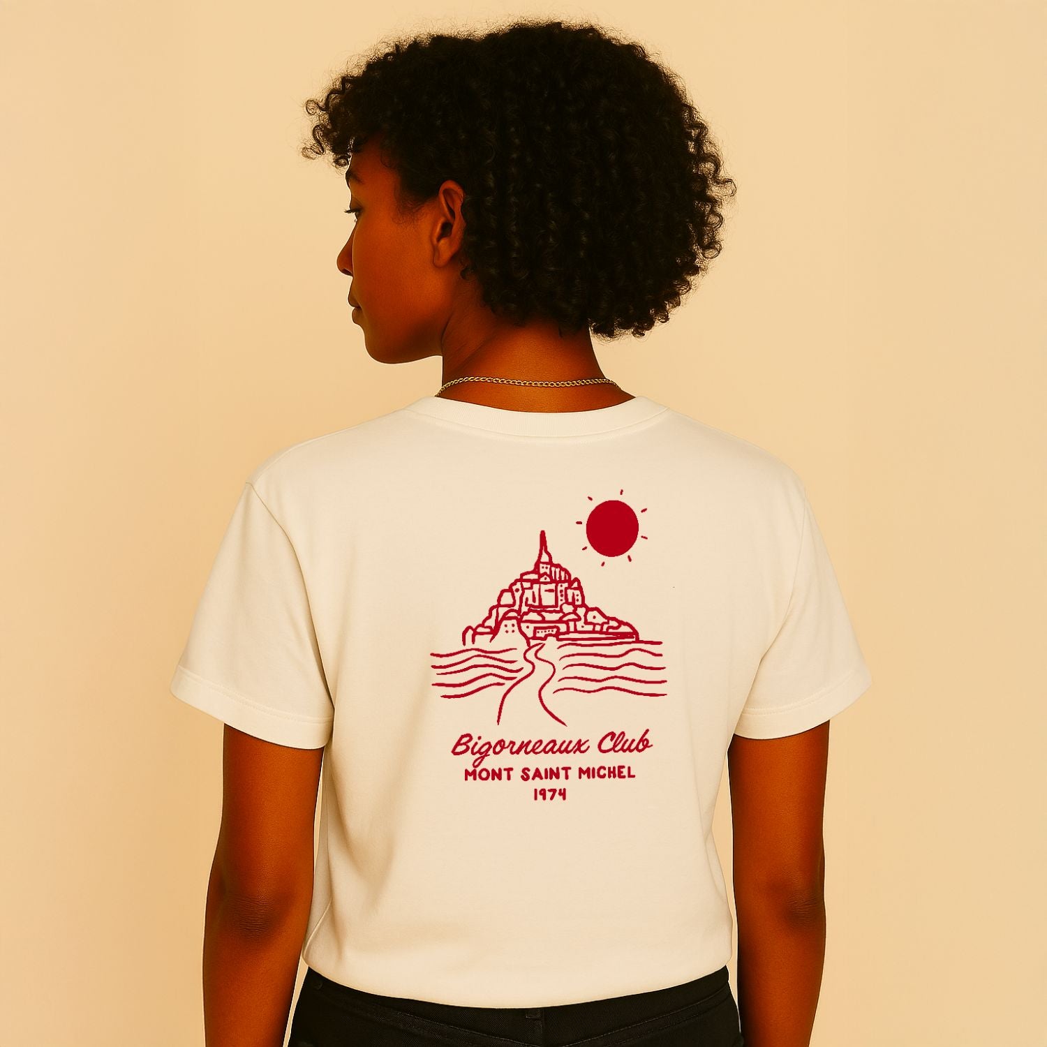 Mont Saint Michel T-Shirt Imprimé