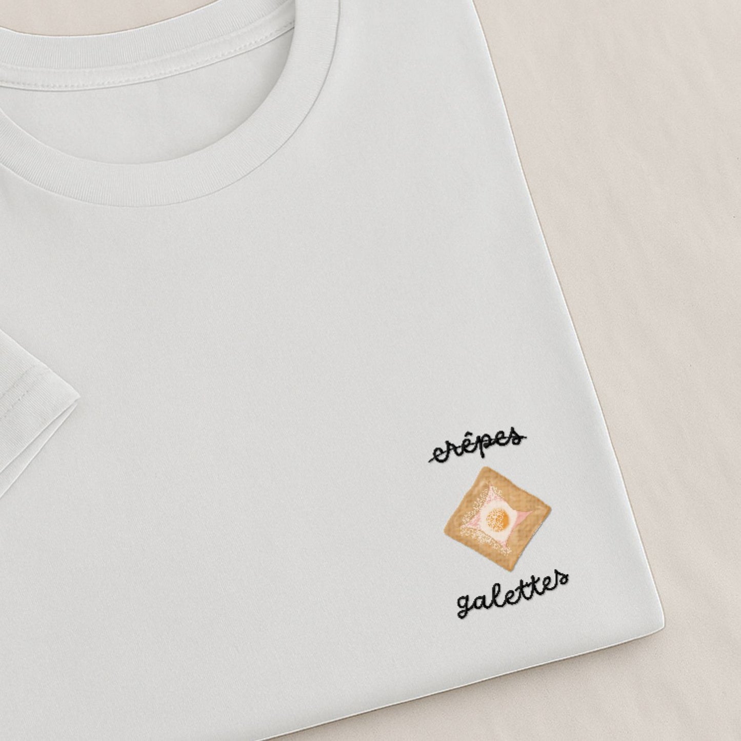 Galettes Bretonnes - T-Shirt Brodé