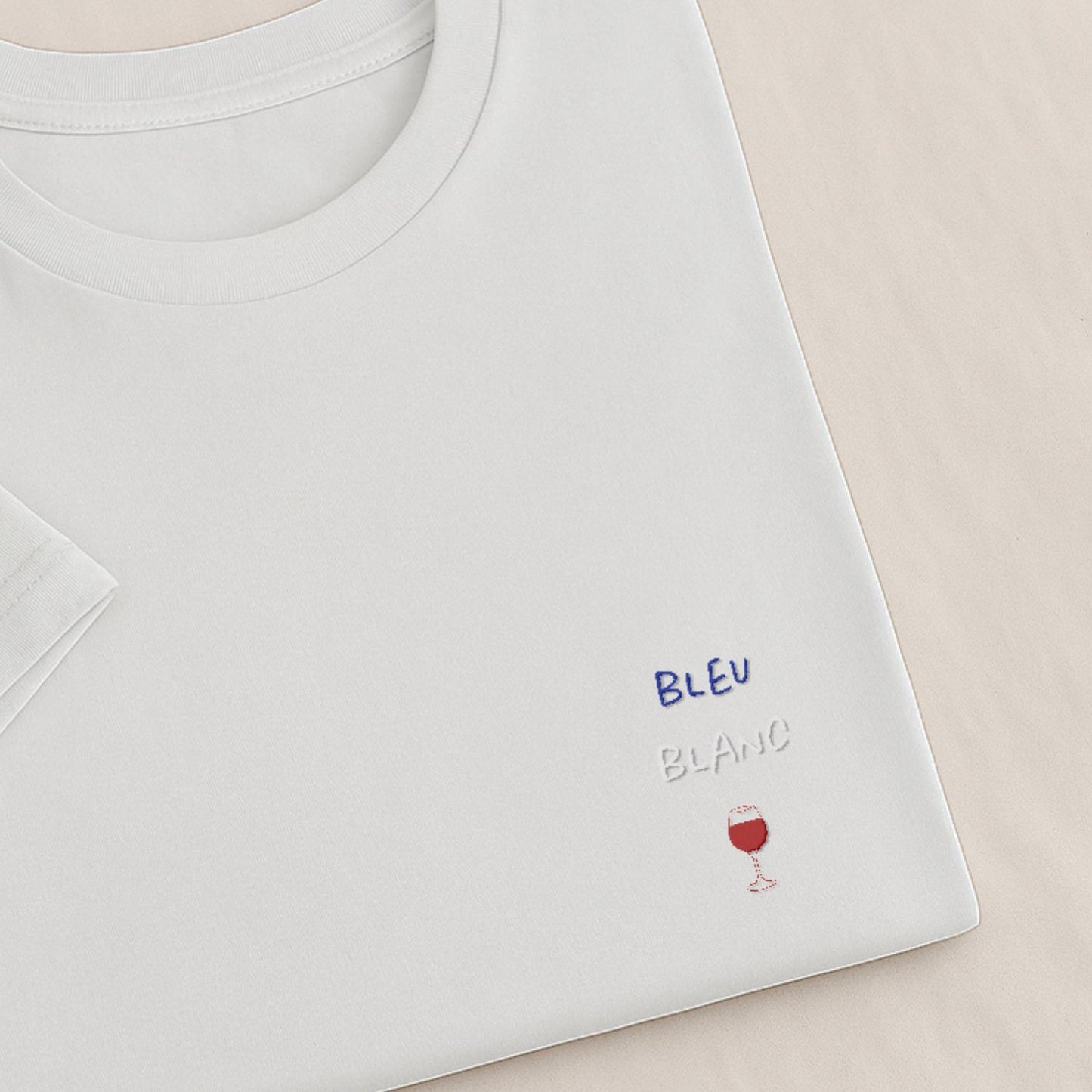 Bleu Blanc Rouge - T-Shirt Brodé