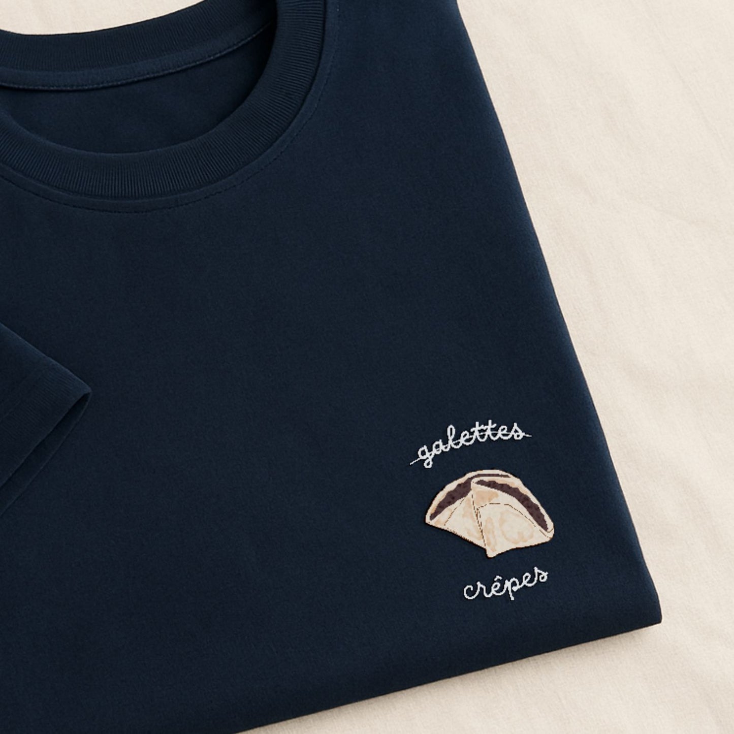 Crêpes - T-Shirt Brodé