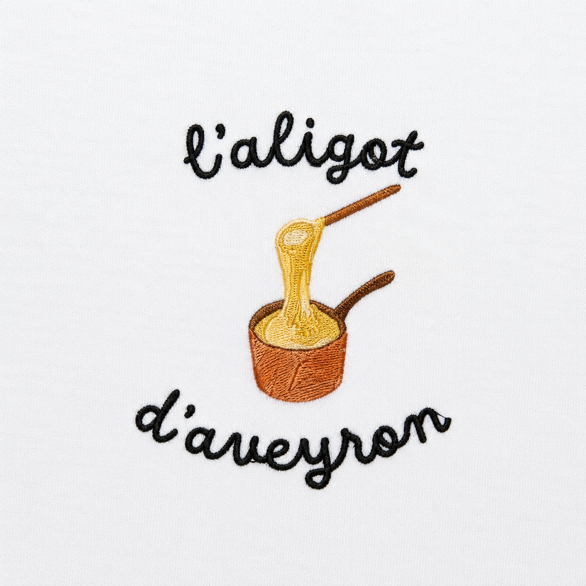 Aligot D'Aveyron - T-Shirt Brodé