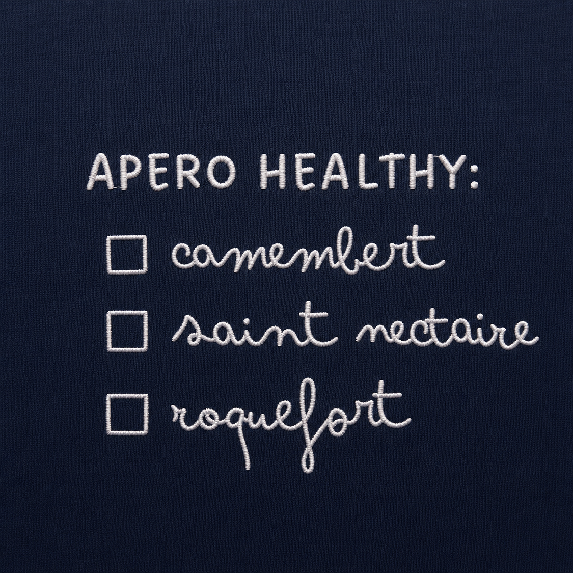 Apéro Healthy - T-Shirt Brodé