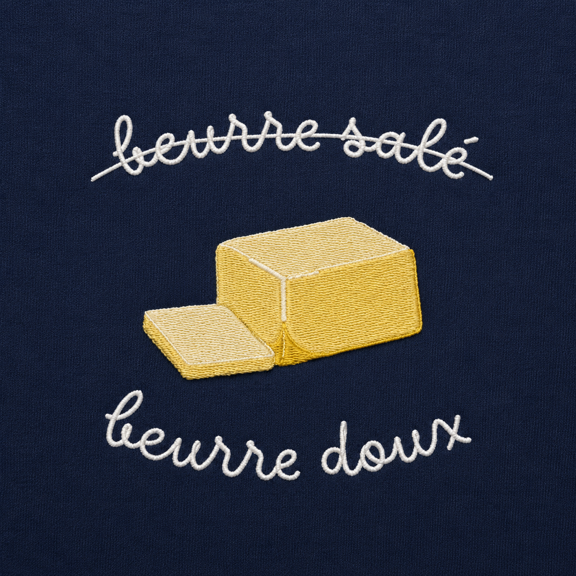Beurre Doux - T-Shirt Brodé