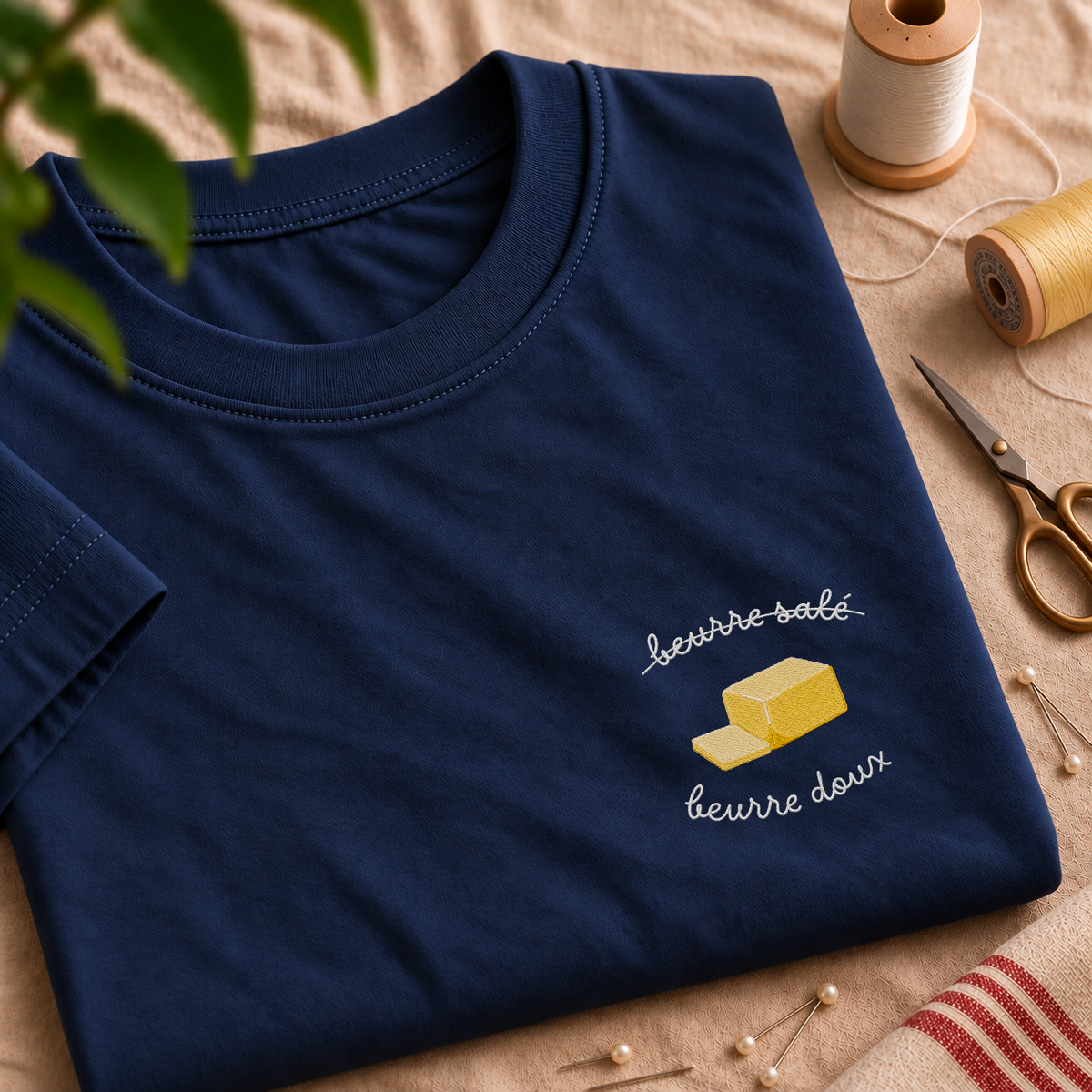 Beurre Doux - T-Shirt Brodé