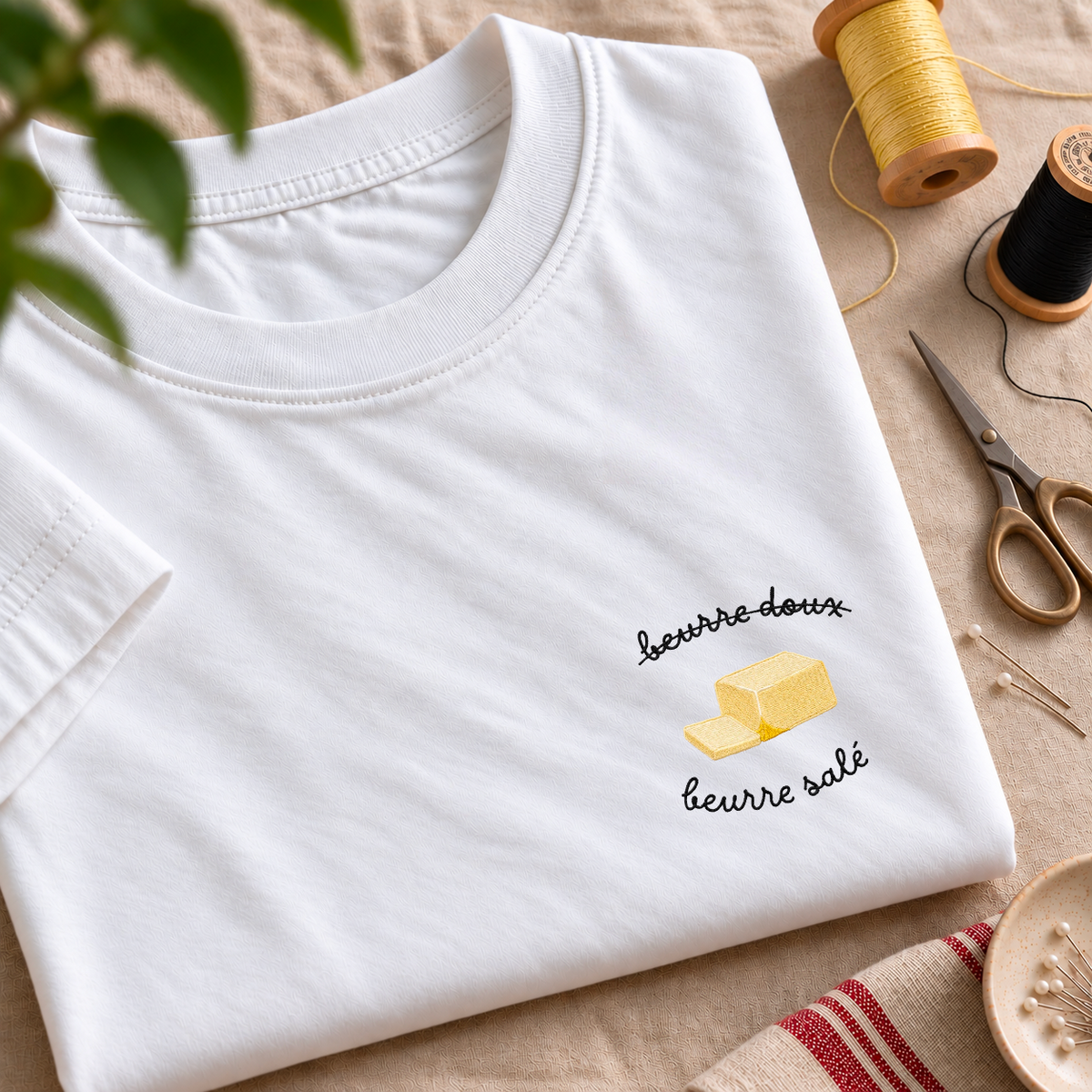 Beurre Salé - T-Shirt Brodé
