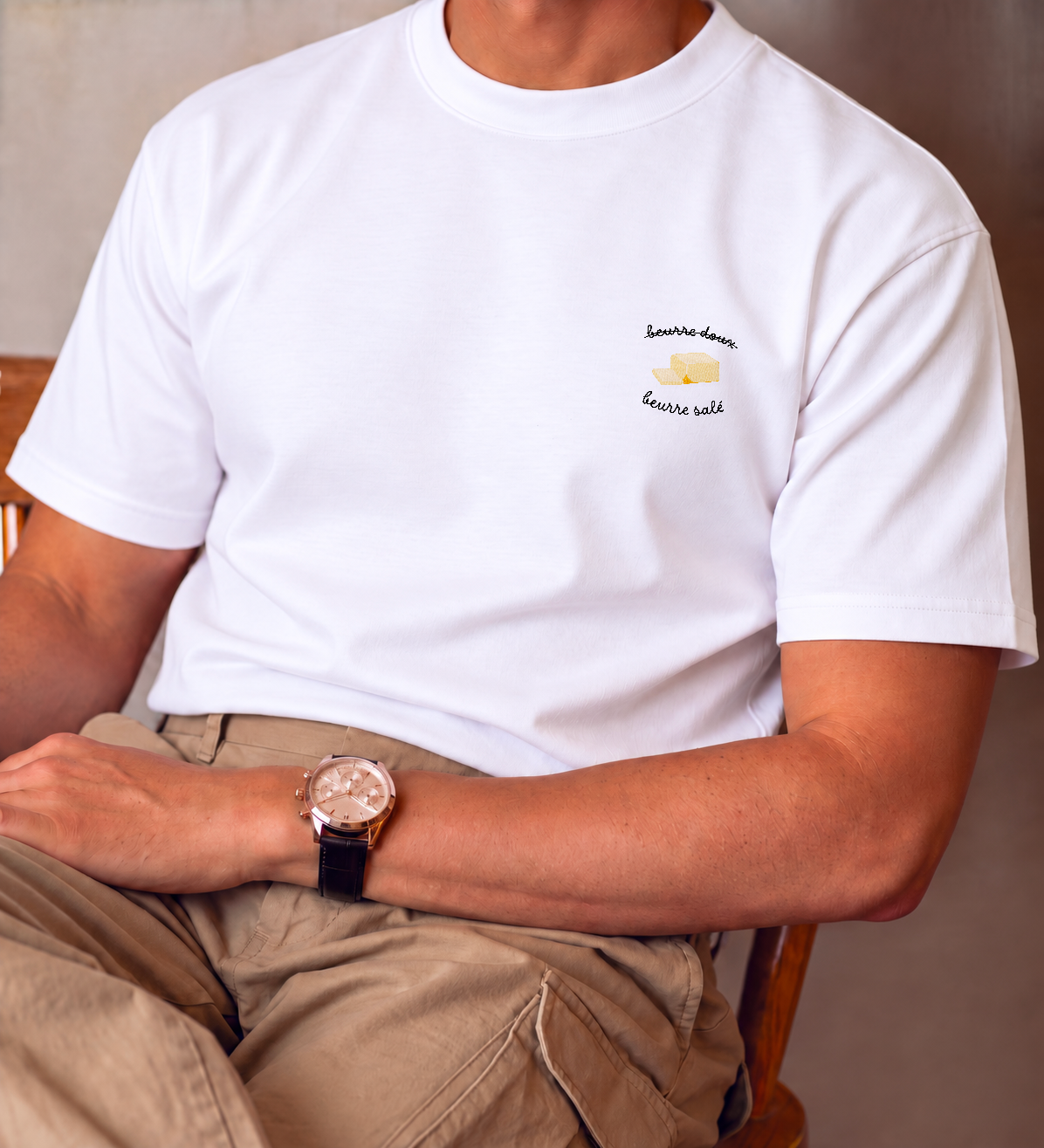 Beurre Salé - T-Shirt Brodé