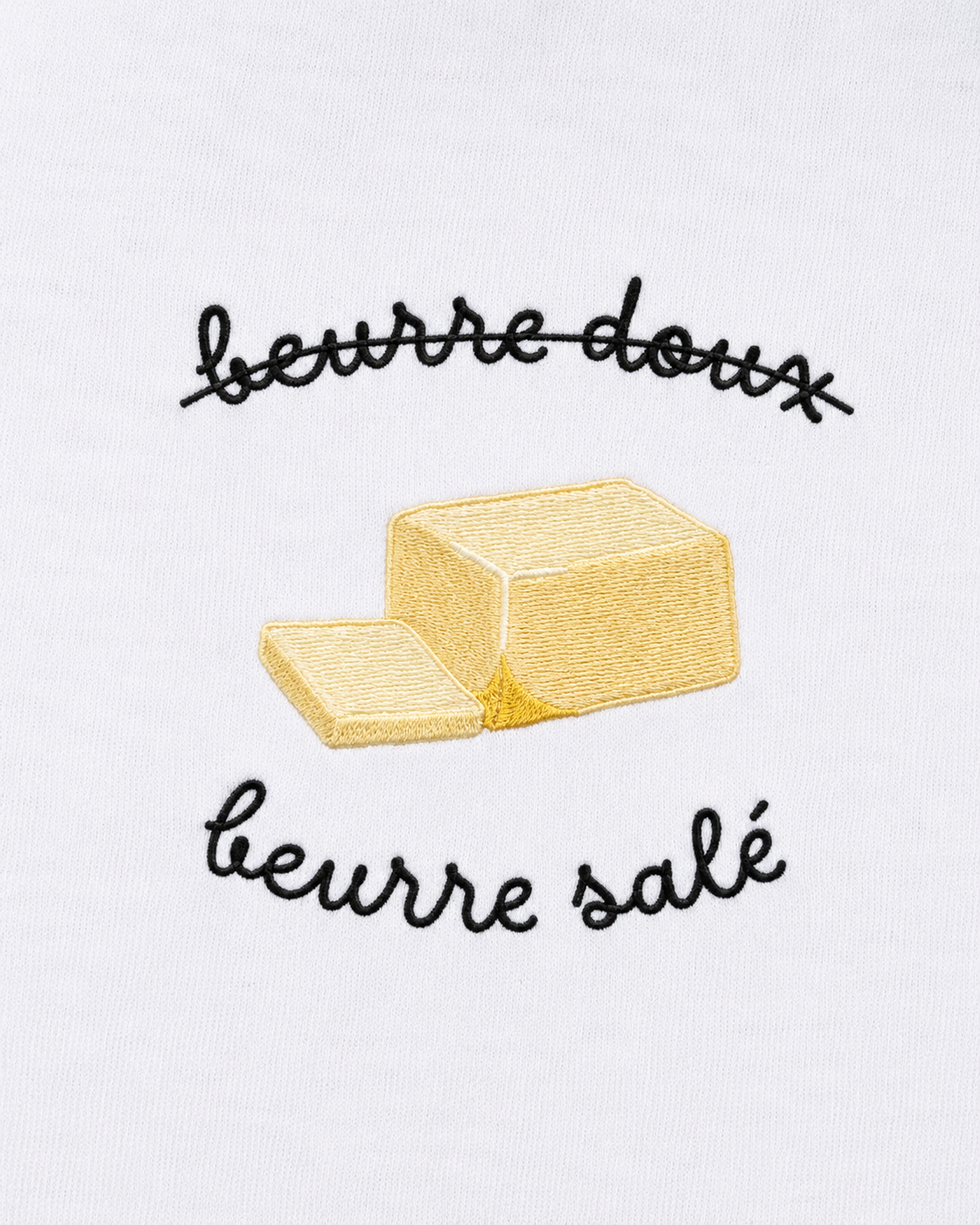Beurre Salé - T-Shirt Brodé
