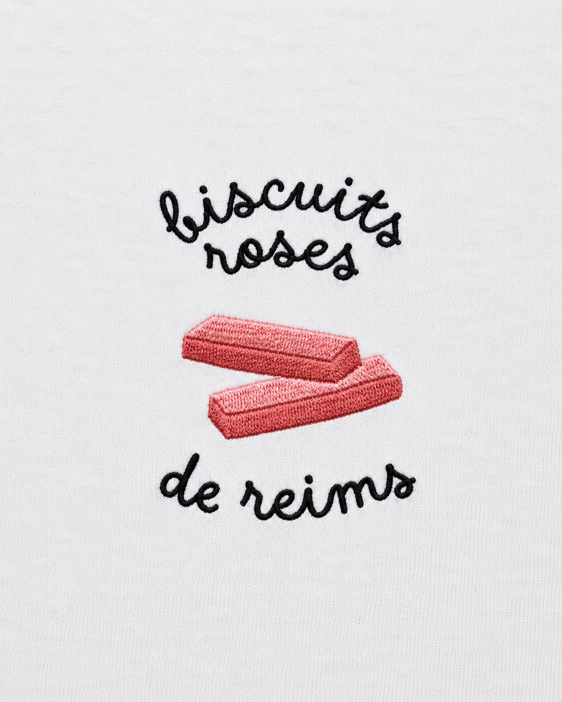Biscuits Roses de Reims - T-Shirt Brodé