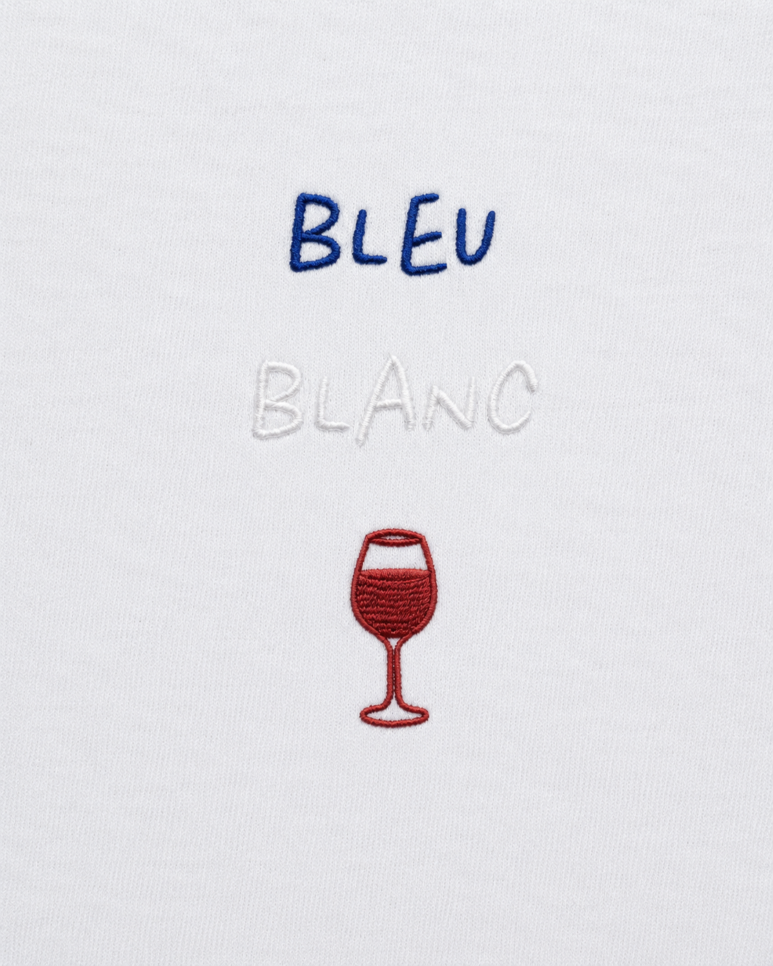 Bleu Blanc Rouge - T-Shirt Brodé