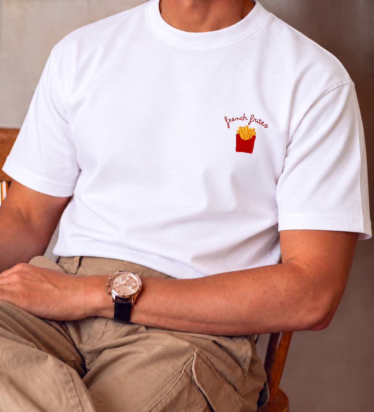 French Frites - T-SHIRT BRODÉ