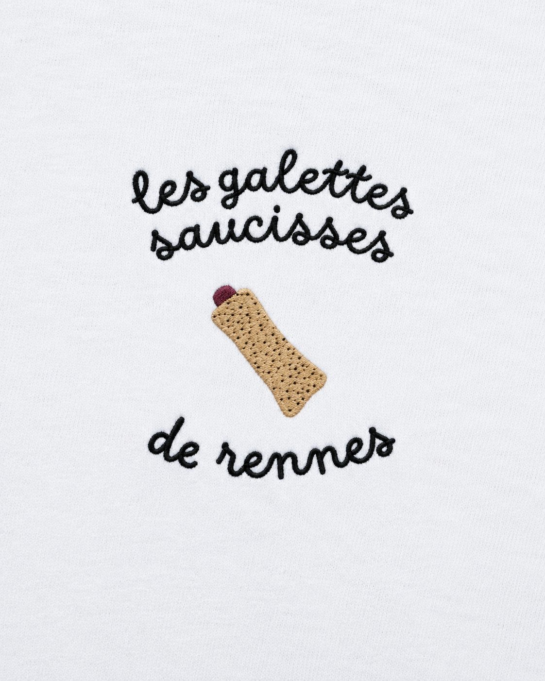Galettes Saucisses de Rennes - T-Shirt Brodé