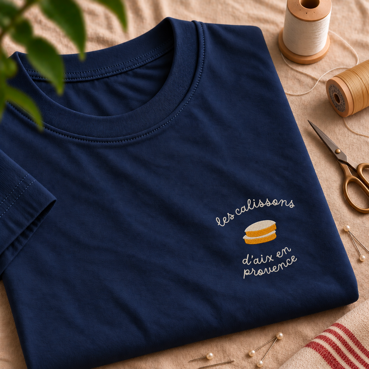 Calissons d'Aix en Provence - T-Shirt Brodé