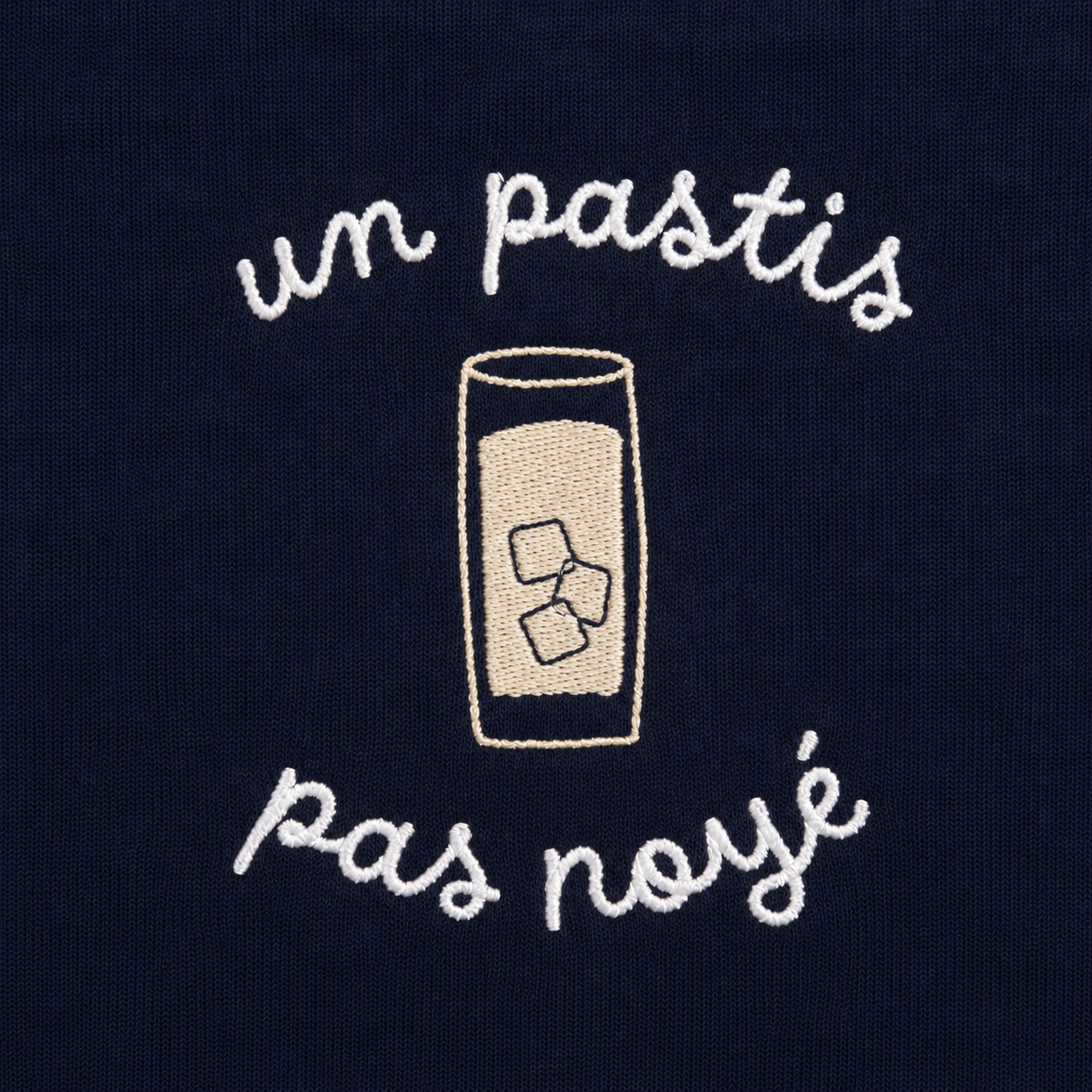 Pastis pas noyé - T-Shirt Brodé